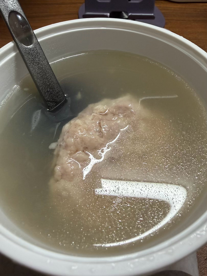 皮蛋肉饼汤好好吃！ 