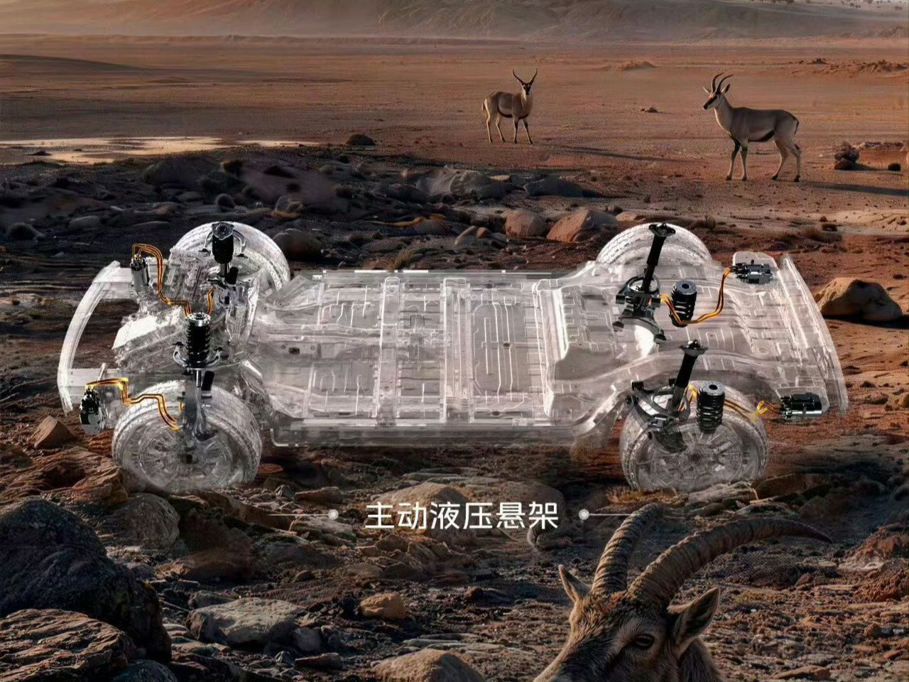 ZGH全集团首发量产主动液压悬架的车型可能是吉利银河战舰700上不上这种配置，并