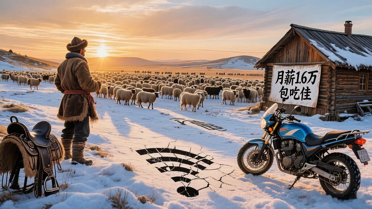 月薪1.6万招人放羊包吃住有WiFi月薪1.6万招人放3000只羊老板发声月薪1