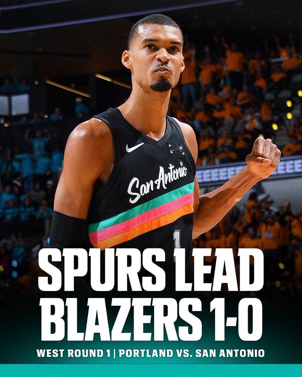 文班首场比赛就打破邓肯的马刺队史的季后赛首秀最高得分21中13，5个三分拿到35