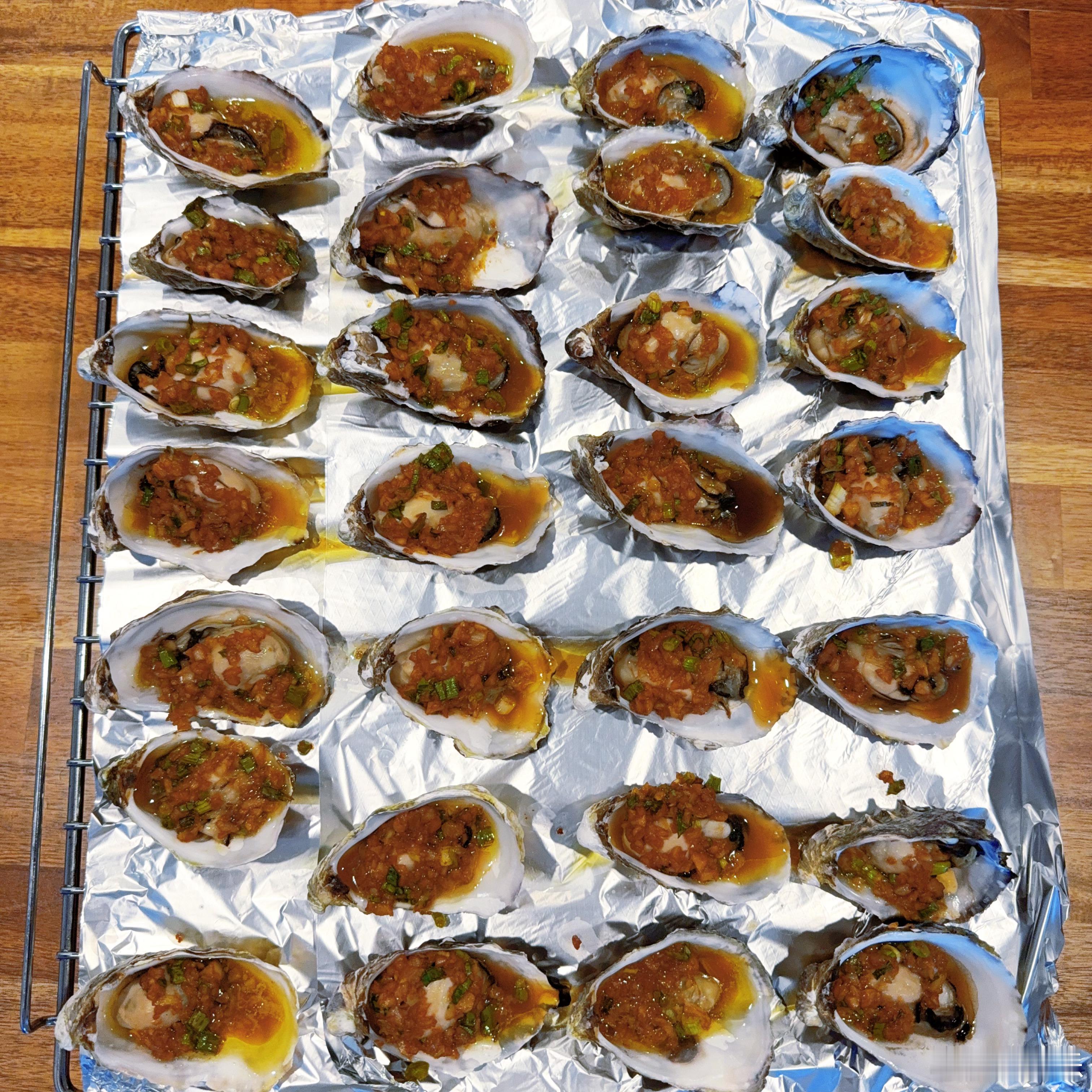 家庭版烤蒜蓉生蚝🦪 