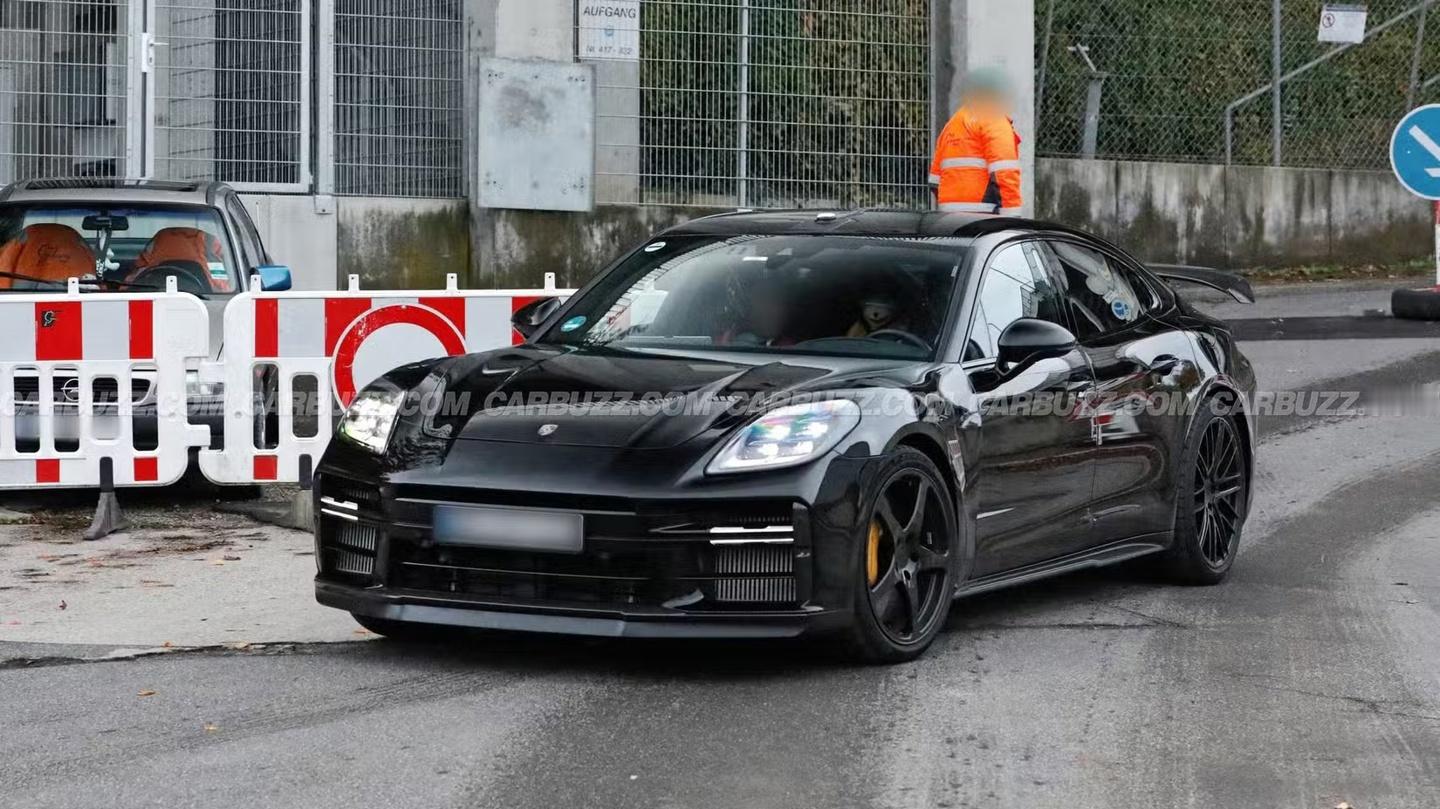 保时捷Panamera Turbo GT测试谍照曝光，外观更拉风[喵喵]装备了造