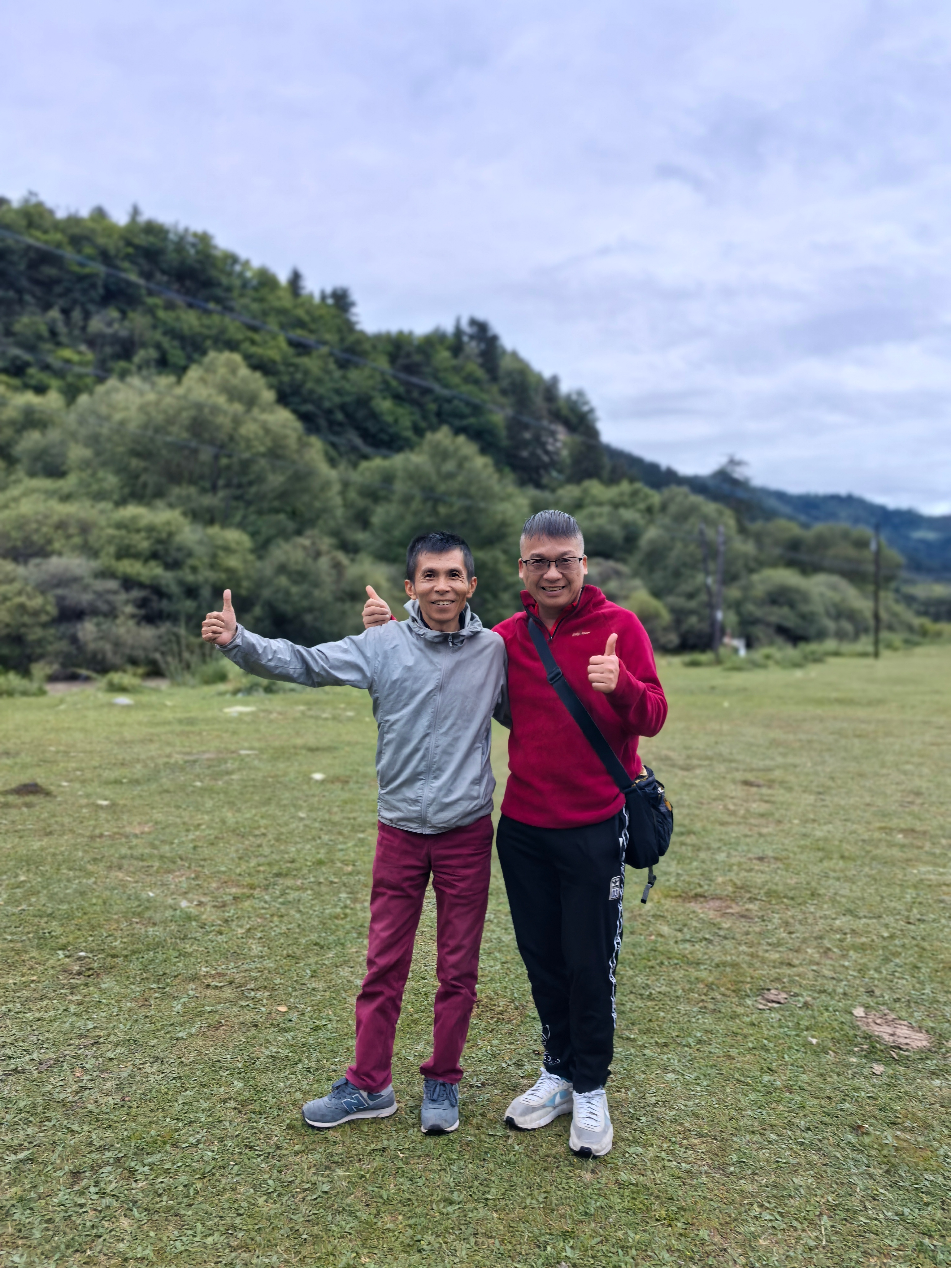 上年暑假青海那次十八天旅游和今年暑假甘南这次十六天旅游都是跟着同一个师傅。谢谢他