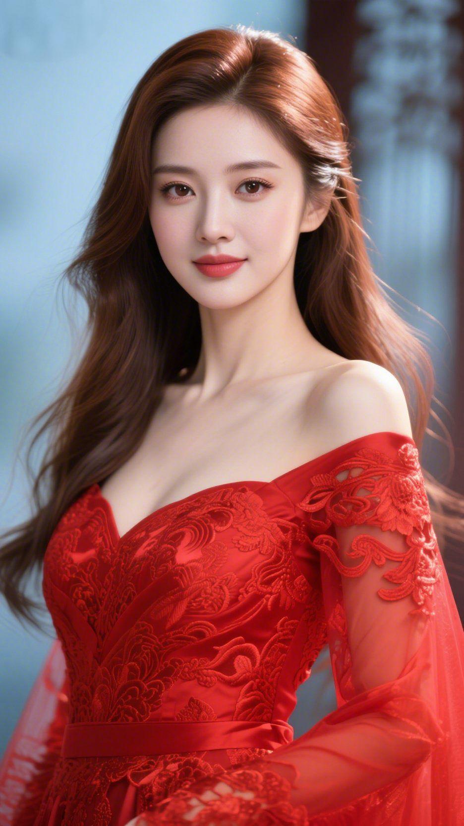 绯光漫影，温柔如许
 
浅蓝的天光静静铺陈开来，一抹绯红在轻风里缓缓舒展。暖光裹