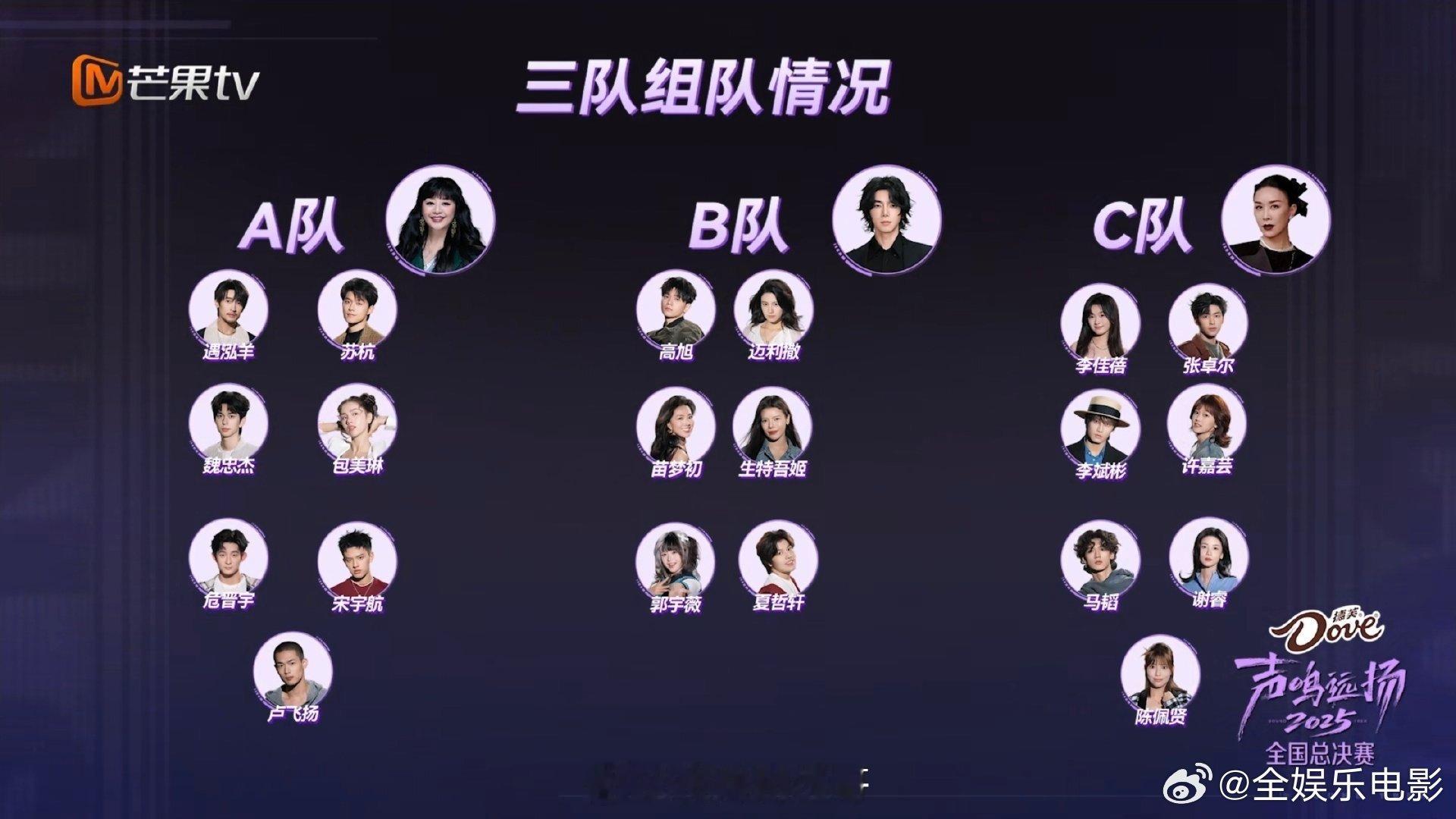 声鸣远扬殷秀梅那英华晨宇三位导师带队