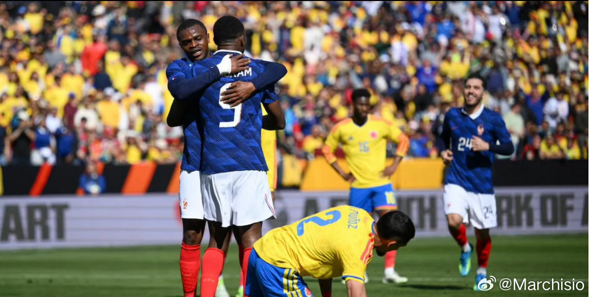 一觉醒来，哥伦比亚1比3不敌法国，卡驴驴和卡瓦尔都打满了全场，上演了真男人大战，