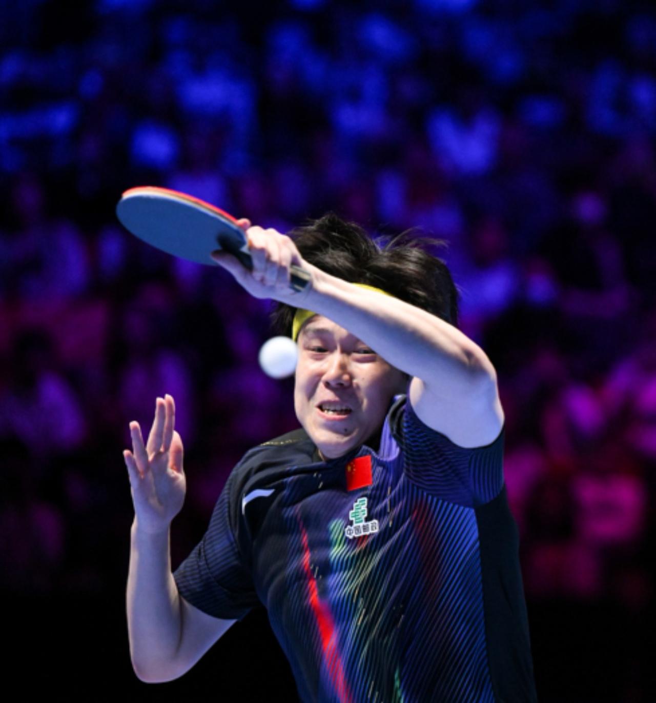 打着打着，王楚钦和勒布仑打成了好朋友。
澳门世界环1/8，王楚钦与勒布仑，一场激