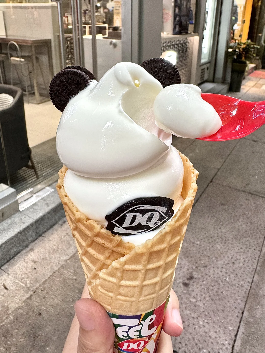 我也上档次了！😎吃到贾冰同款了……🍦