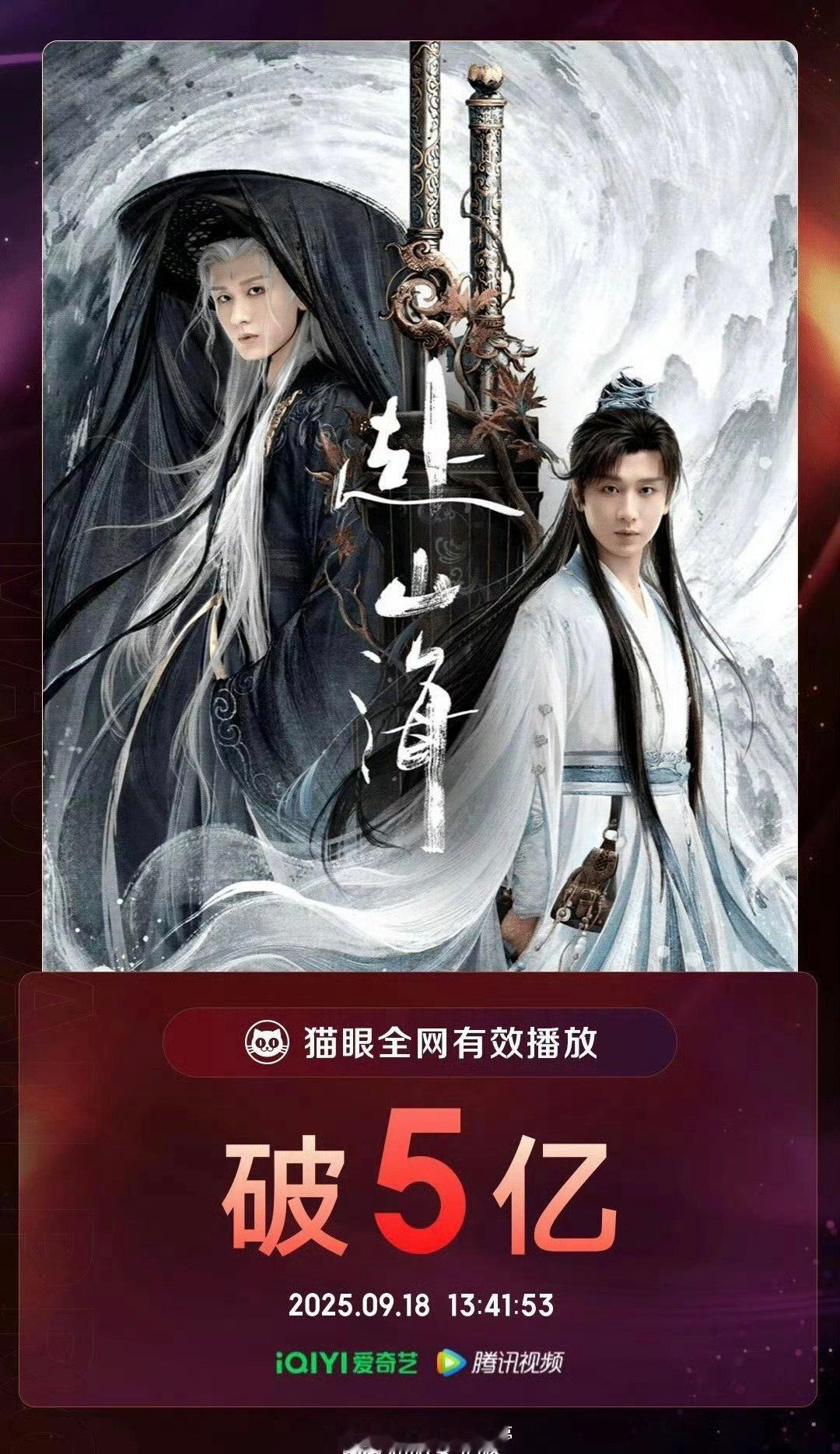 成毅《赴山海》开播8天有效播放量破5亿！ ​​​