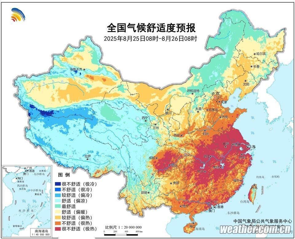 长江中下游地区还在高温炙烤中 ​​​