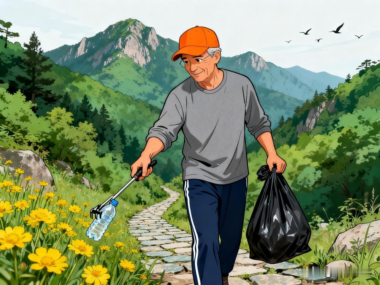 在内蒙古的一家银行中，有这样一位员工，在节假日期间他选择走进大山深处，致力于收集