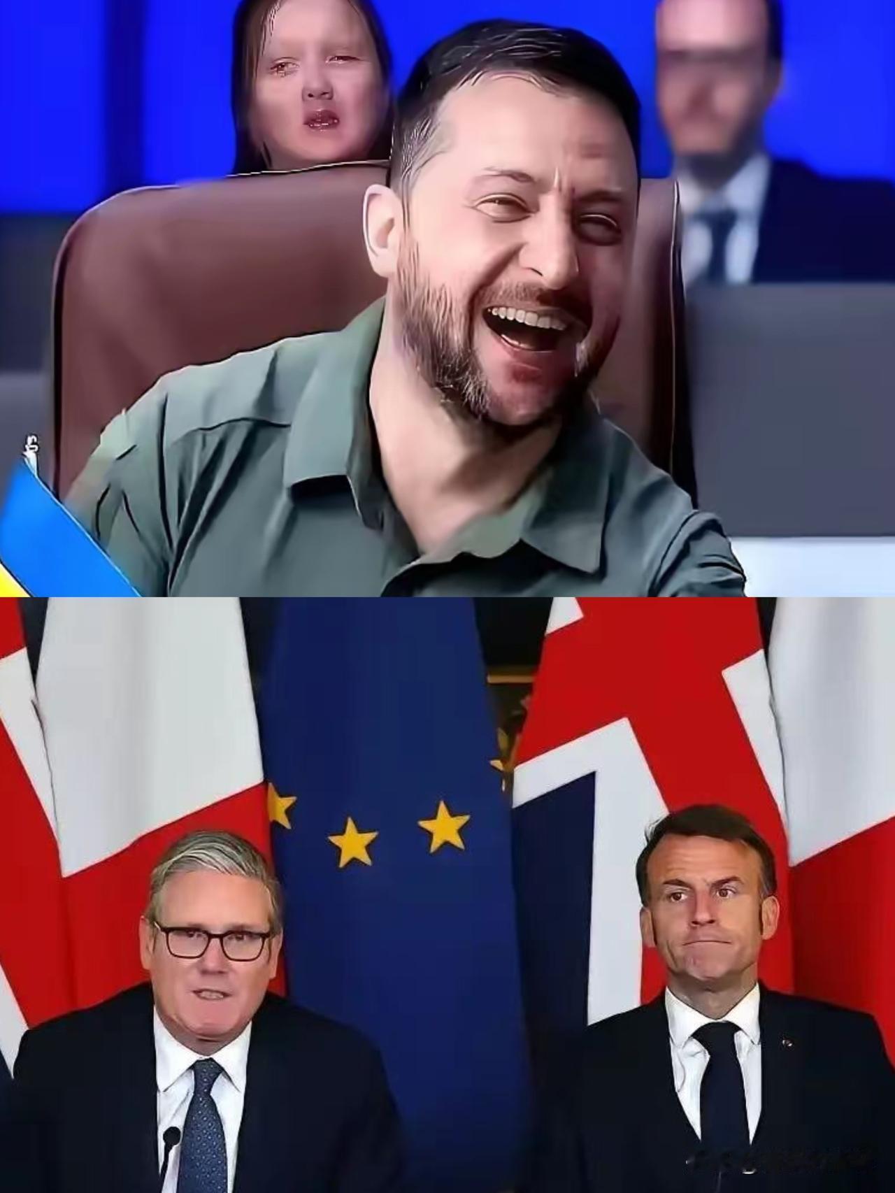 英法乌签署联合意向声明
2026年1月6日，英国首相斯塔默、法国总统马克龙和乌克