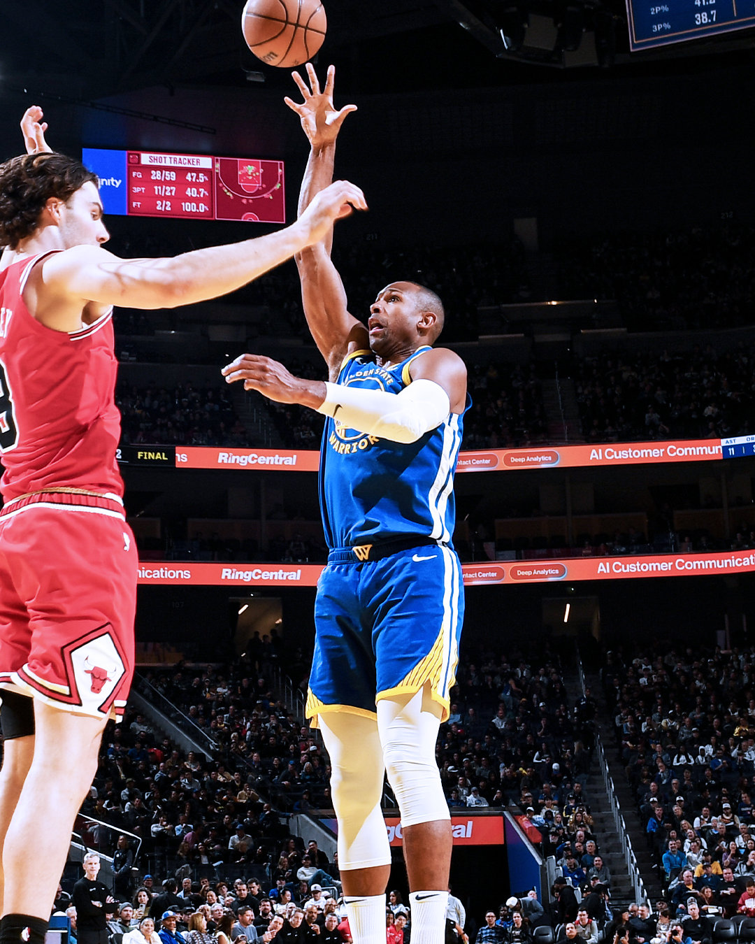 霍福德13分，9篮板，5助攻，4盖帽，1抢断。公牛vs勇士