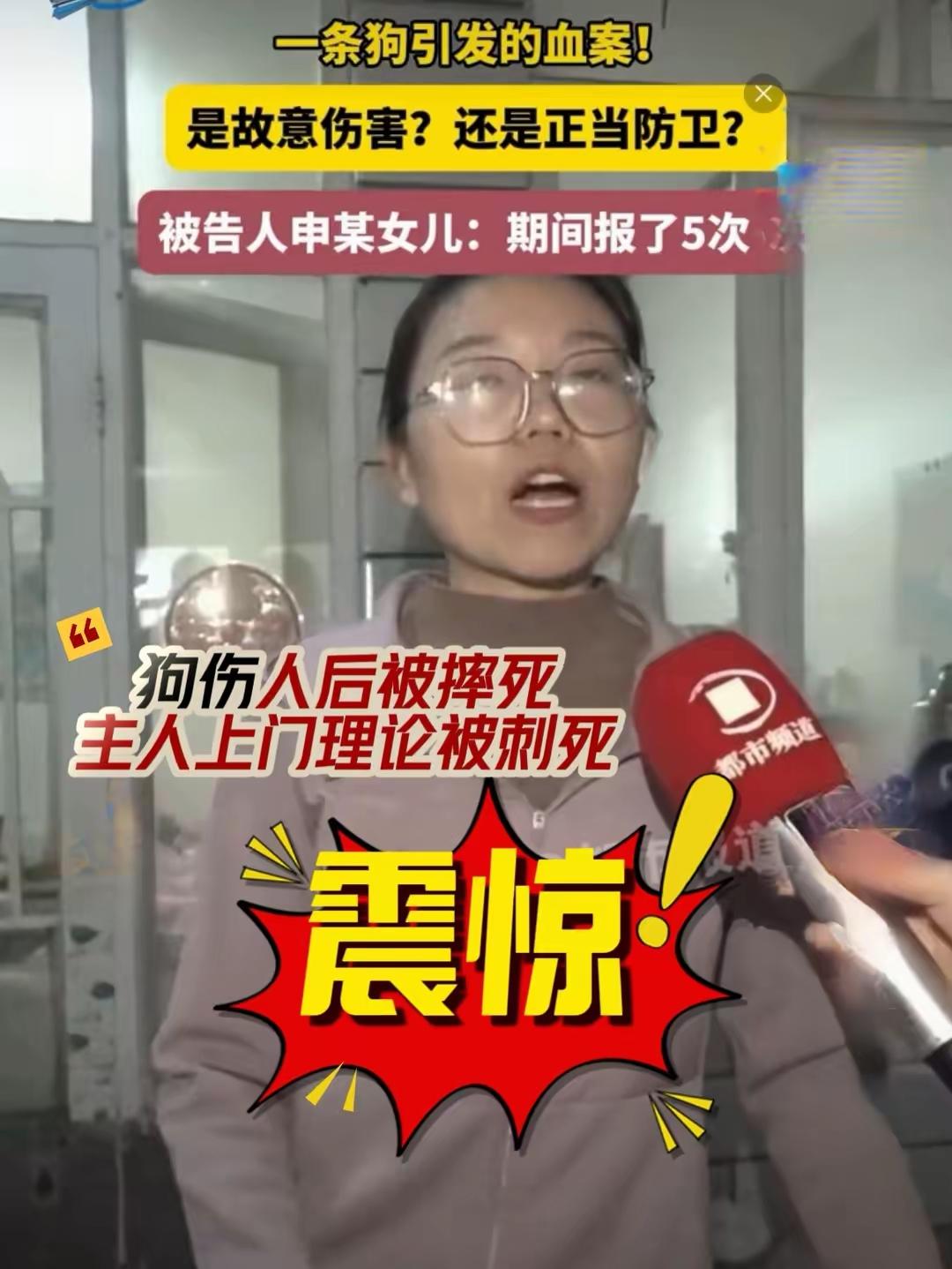 狗主人缘何这般霸道？
狗伤人后被摔死。
狗主人非但不道歉，深夜竟纠集多人上门打砸