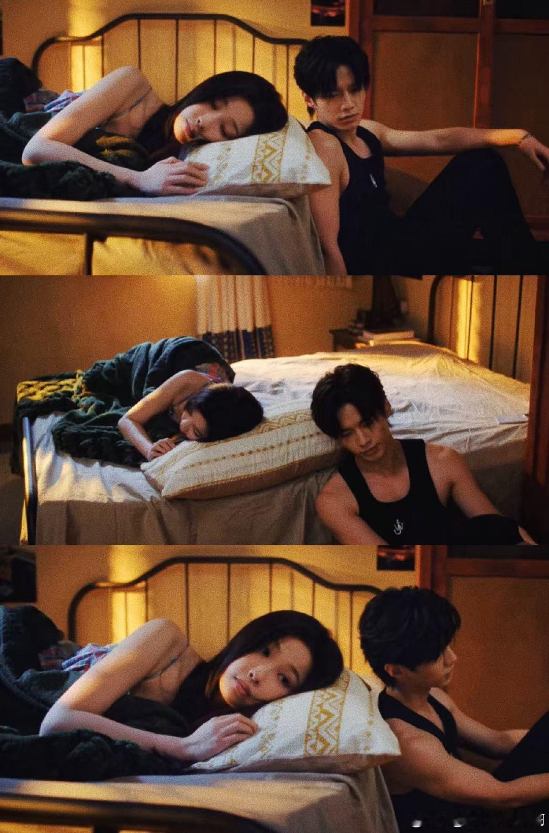 眼神会出卖每一个心动的人 双轨11集好甜 不用多余台词，姜暮看向靳朝的瞬间，眼底