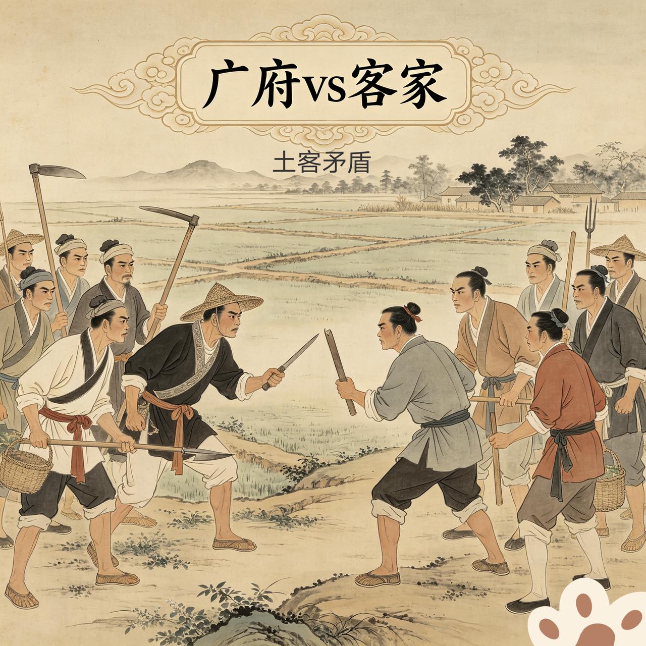 历史以来，“广府vs客家的差别，不单单只是在“土”(本地人)与“客”(外来户)上