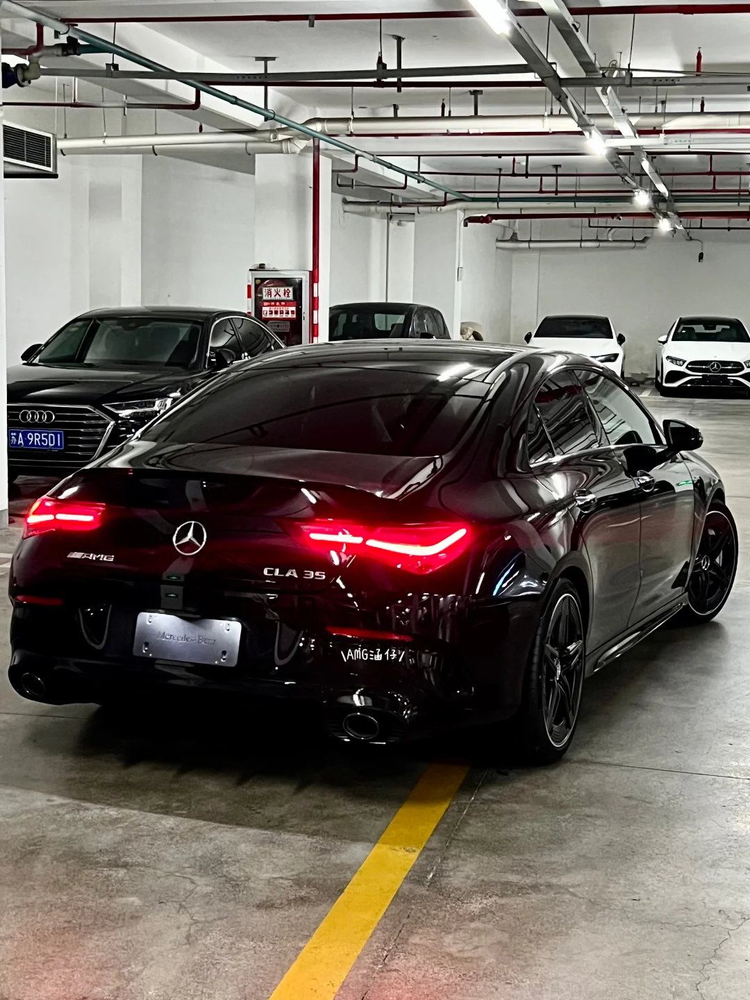 黑化的AMG CLA35是否打动了你的内心呢❤️