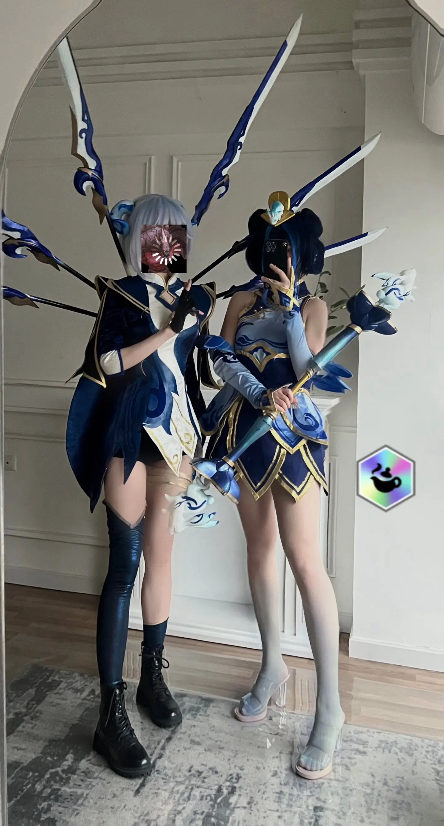 那就给刀妹一个青花瓷转吧