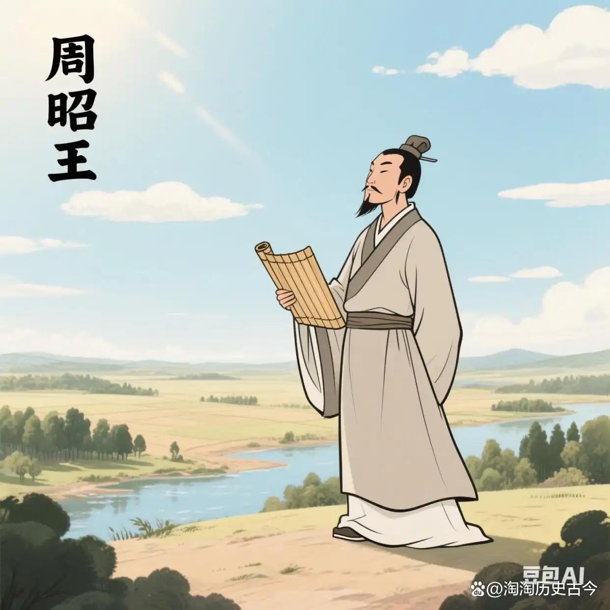 周昭王姬瑕是西周第四位君主，公元前995年至前977年在位。他延续成康之治的余威