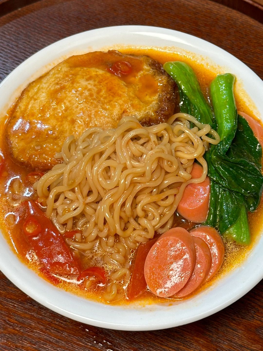 这个番茄酸辣面🍜真的巨巨巨好吃！！