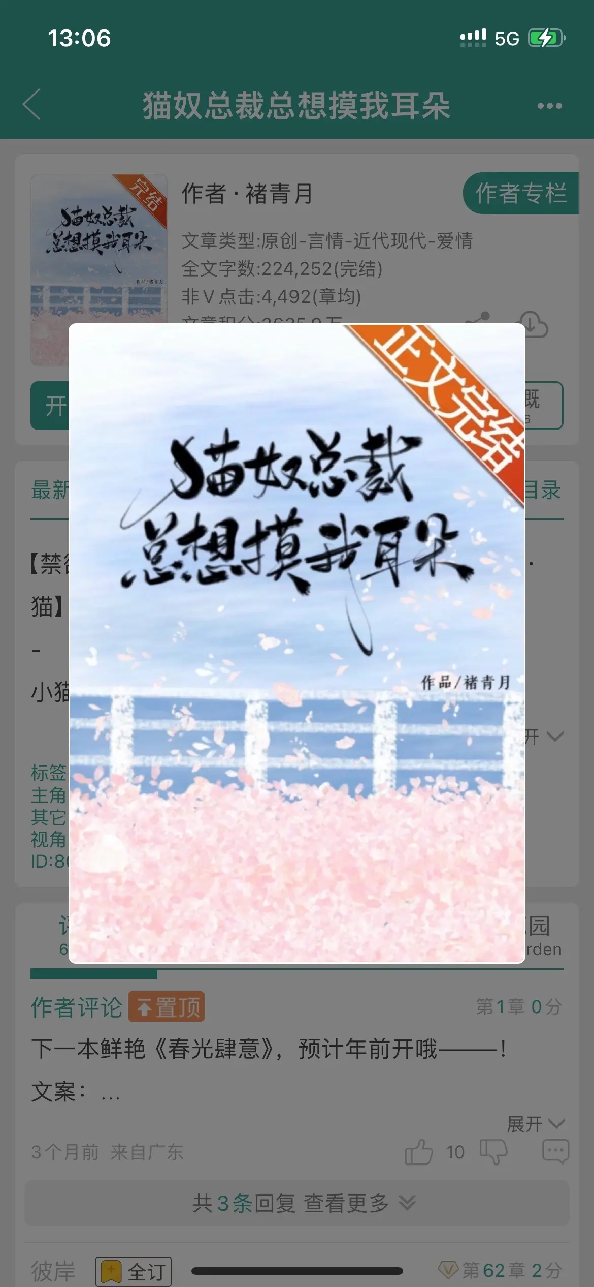 可女主是喵喵诶
男主是猫奴上司，在无意发现女主是小猫之后疯狂献殷勤，被女主直球表白后落荒而逃，本来还在理智的思考但看到女主和男配互动后男主都气疯了！拉着女主在车上跟她表白还低声让女主给自己系领带！
有个可爱的设定是女主一接吻就会长出耳朵，这个时候男主都是把她放在自己的腿上边亲边摸耳朵，女主时常被搞得很害羞哈哈哈
是一篇不长的小甜文，全程无尿点，没有恶毒女配男配，大家可以去看看！
