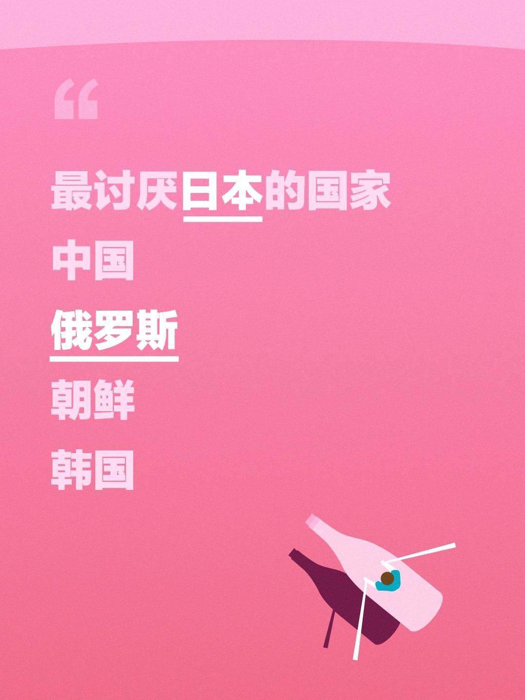 最讨厌日本的国家 中国 俄罗斯 朝鲜 韩国