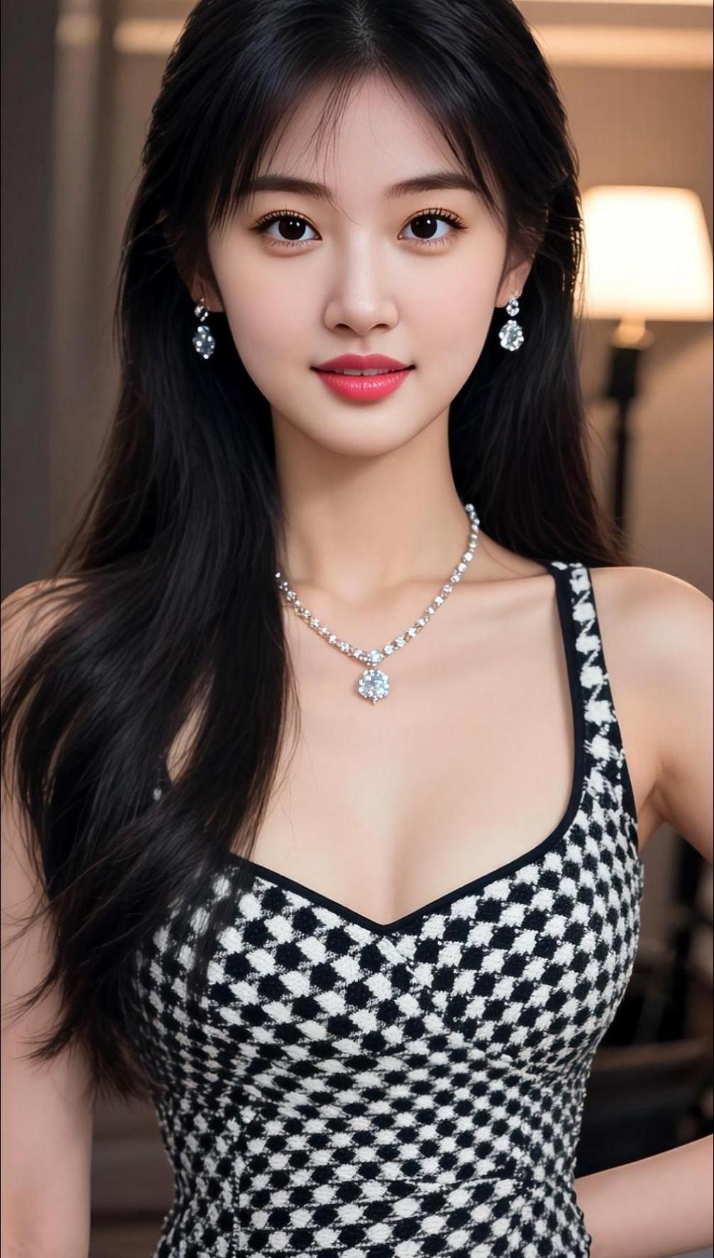 光影时尚照  高颜值美女 抖音ai创作