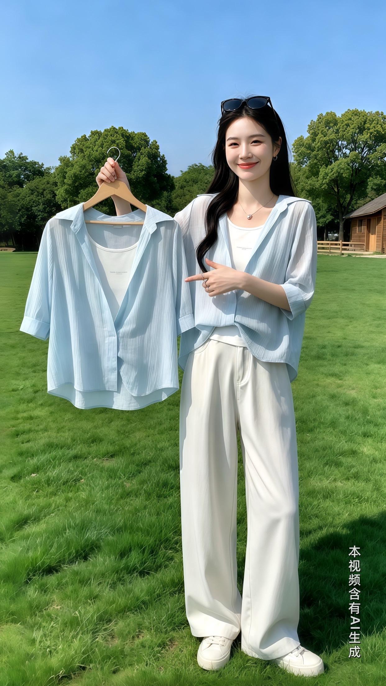 轻松拿捏cleanfit穿搭 清冷感淡颜系一周穿搭 夏日万能配色穿搭公...