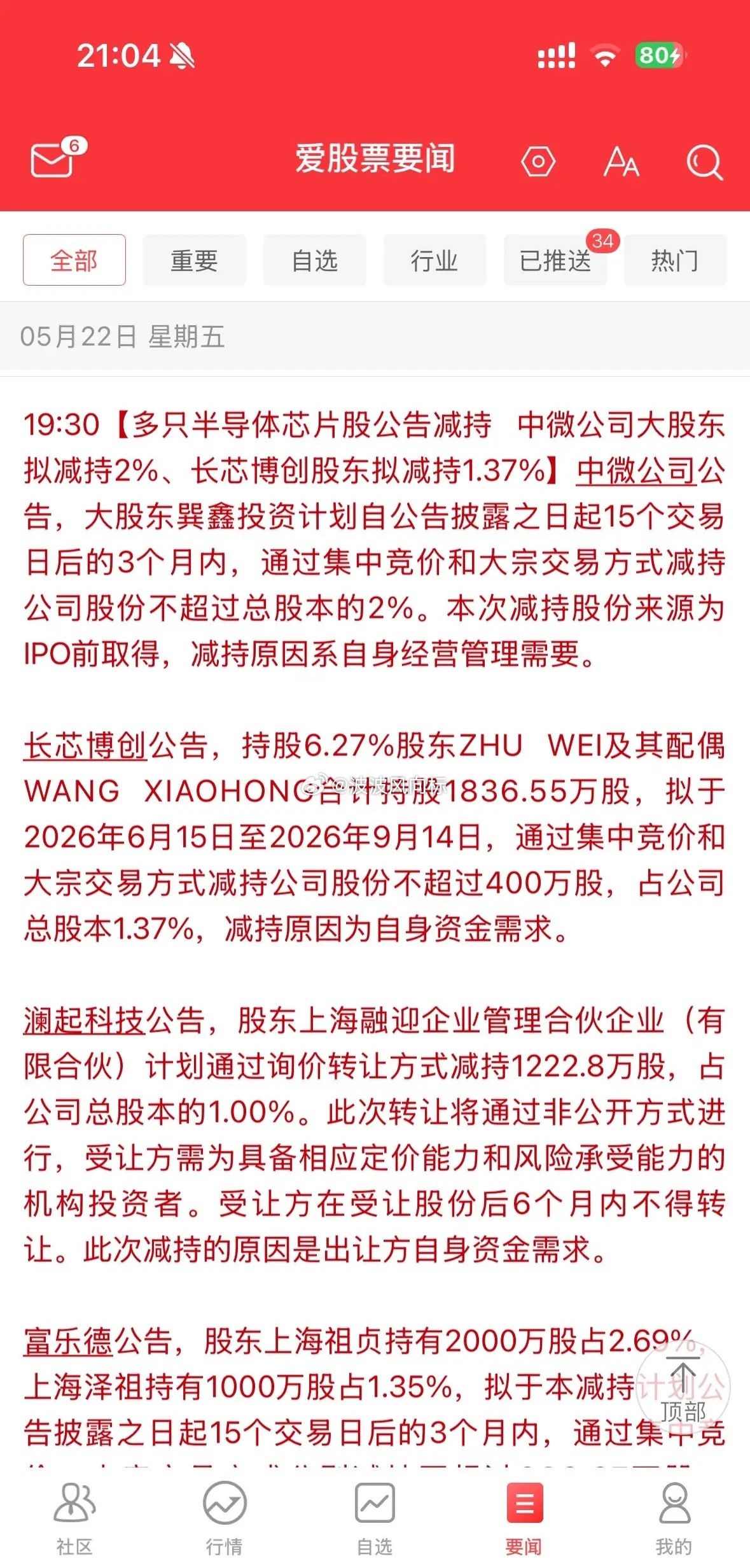 重磅！利空，半导体大规模减持开始了，还不知道的抓紧看观点！半导体盘面梳理1、昨日