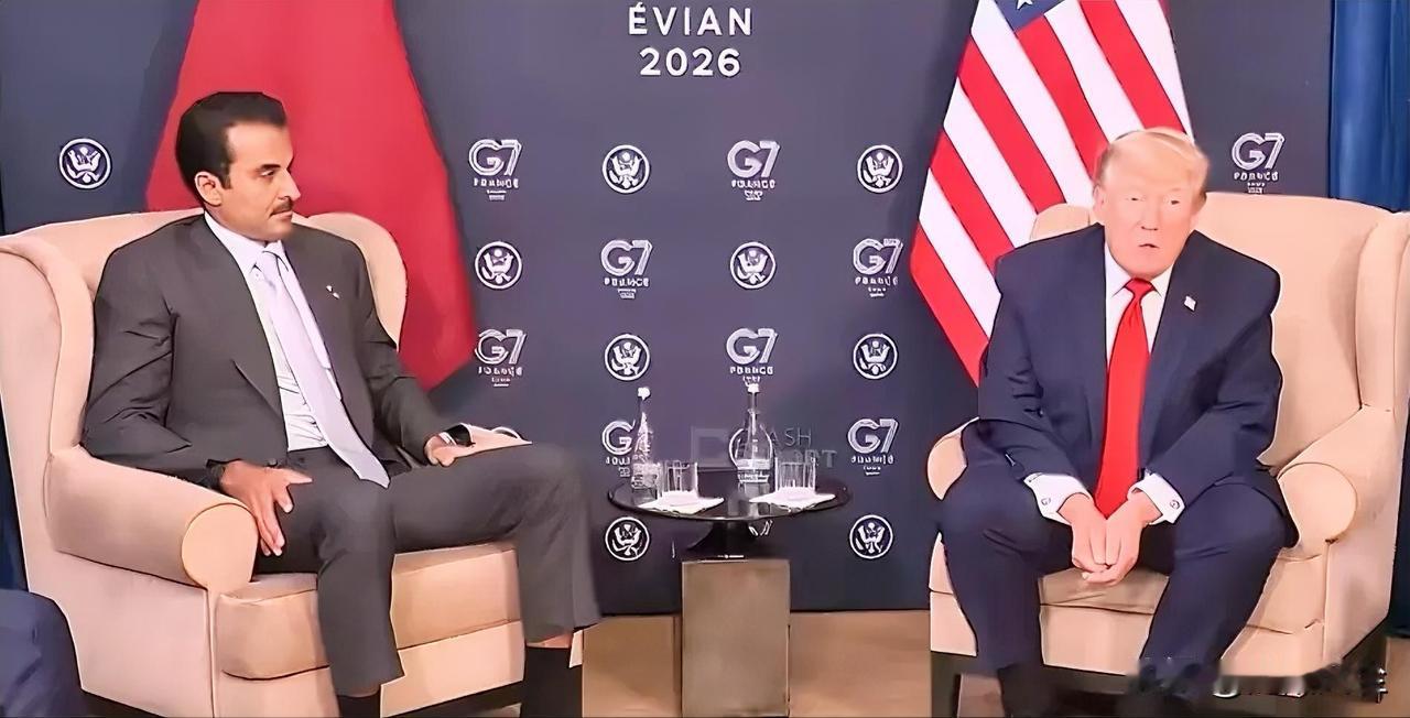 特朗普在法国G7峰会 与卡塔尔埃米尔会谈时声称:“要不是美国和我……以色列现在早