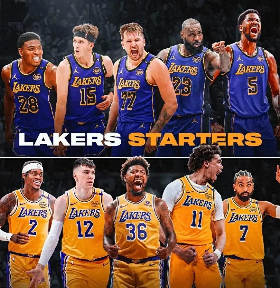 对阵爵士，湖人在第三节下半段实现反超的阵容组合是：东契奇、斯玛特、拉拉维亚、八村