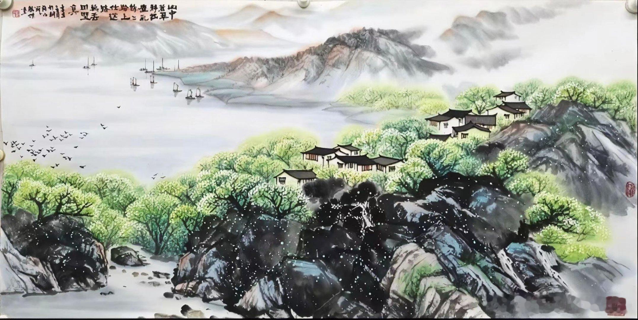 名家作品友情代理推荐分享【陈胜杰】著名画家，国家一级美术师，中国美术家协会会员，