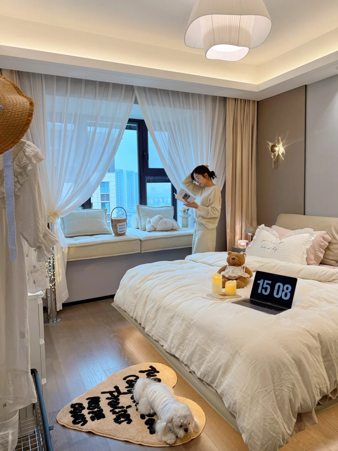 爱惨了！我的小卧室香香软软好好睡🛏️！！！