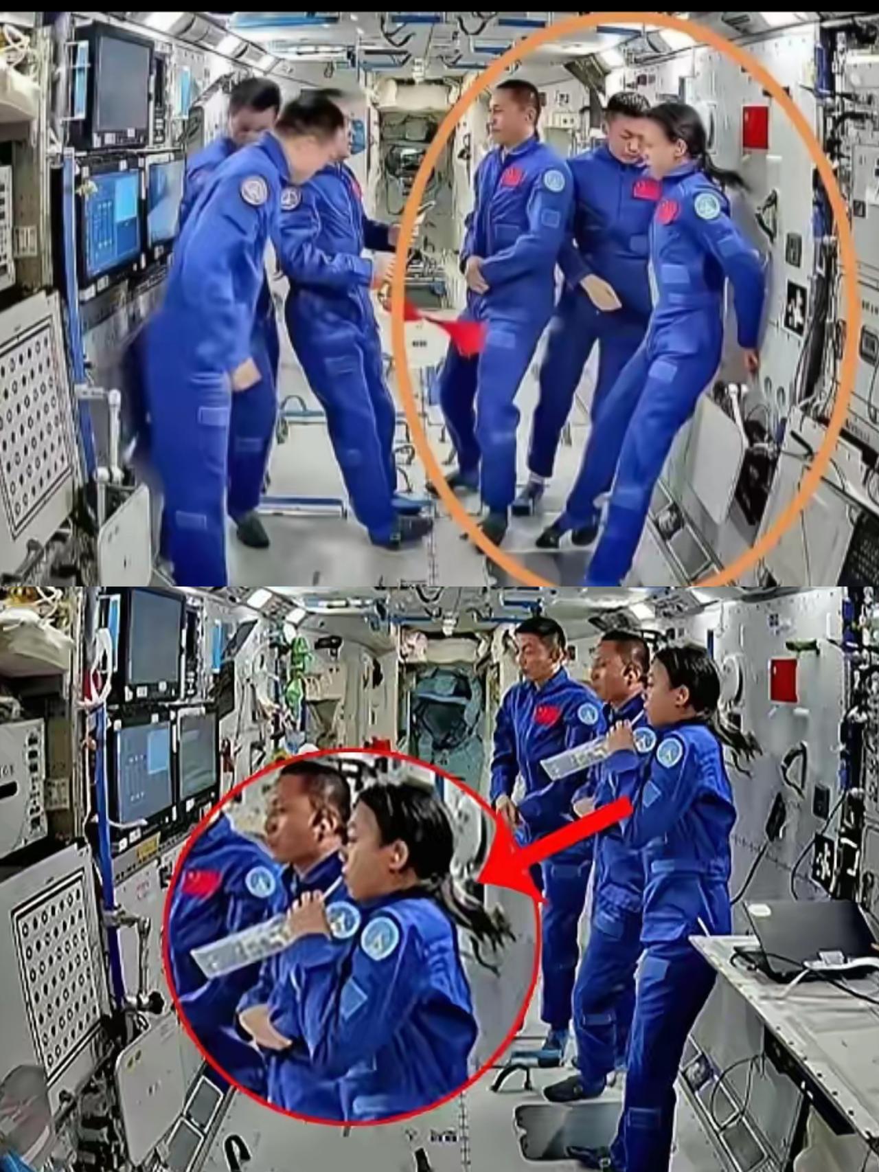 黎家盈的太空松弛感也太圈粉了！神舟二十一号航天员凯旋，空间站里的神舟二十三号乘组