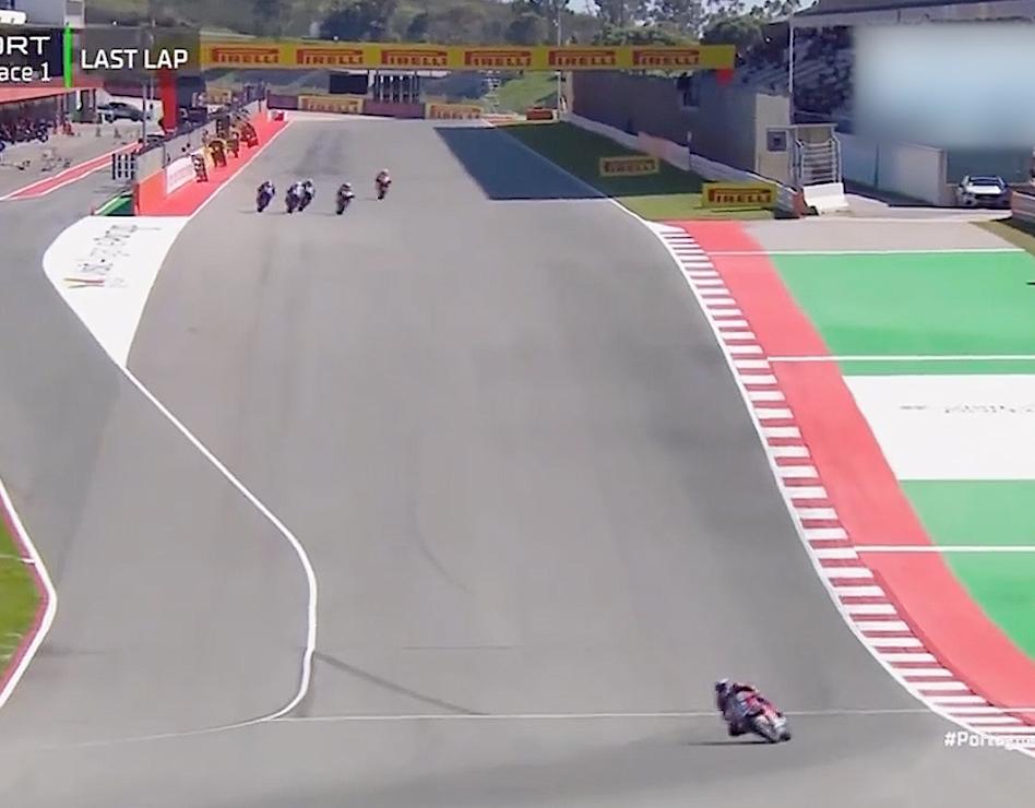 北京时间3月28日，在世界超级摩托车锦标赛（WSBK）葡萄牙站SSP组别的比赛第