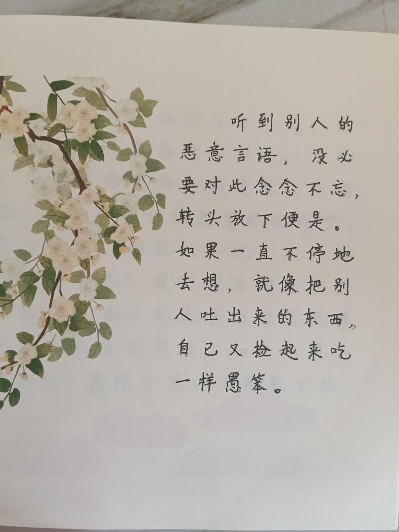 【抄书打卡第十四天，放下别人的恶言，是最高级的自律】

听到不中听的话，不必耿耿