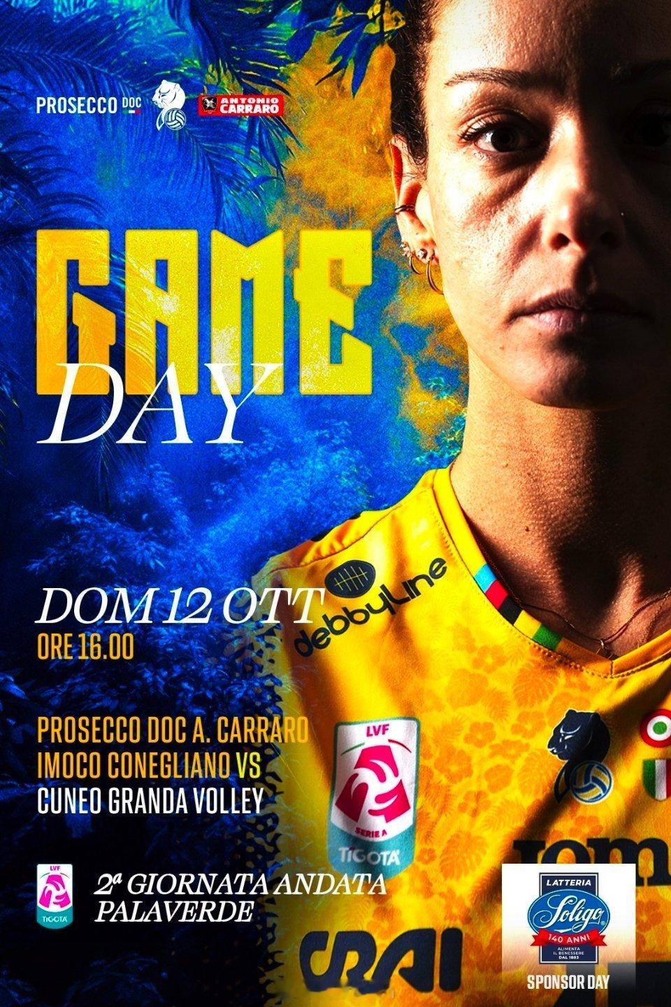 朱婷[超话]朱婷留洋第七季 比赛日✌🏻✌🏻22:00科内利亚诺🆚库内奥时间