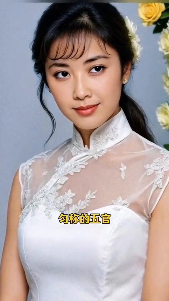 说她是亚洲的第一美女都是当之无愧的。
这一张脸是比例最好的一张，匀称的五官，灵动