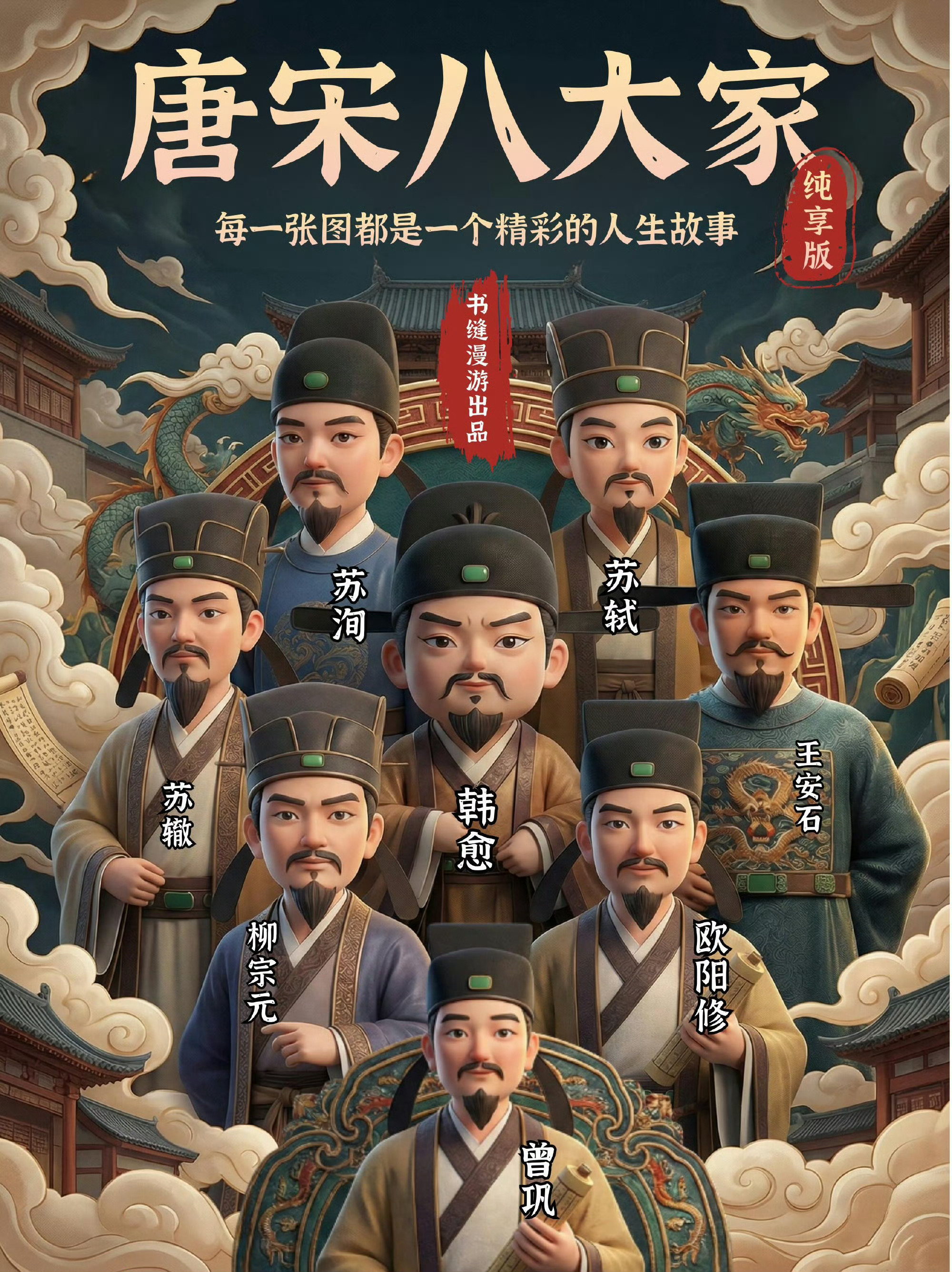 一张图读懂唐宋八大家！✨ 