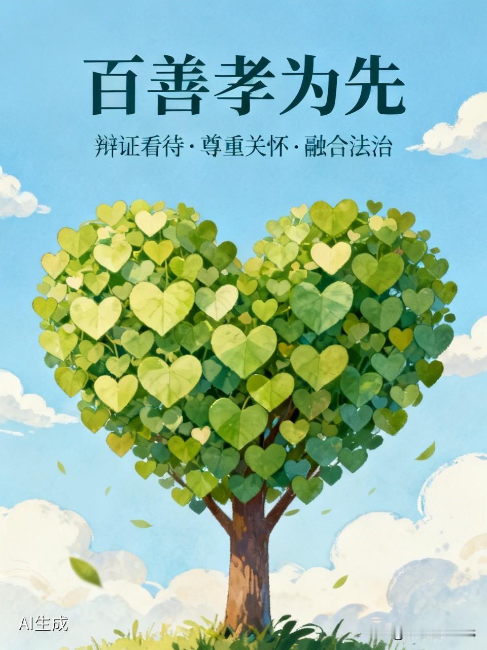 然而，愚孝不可取——无条件服从可能压抑个体独立，甚至成为道德绑架。真正的孝应是尊