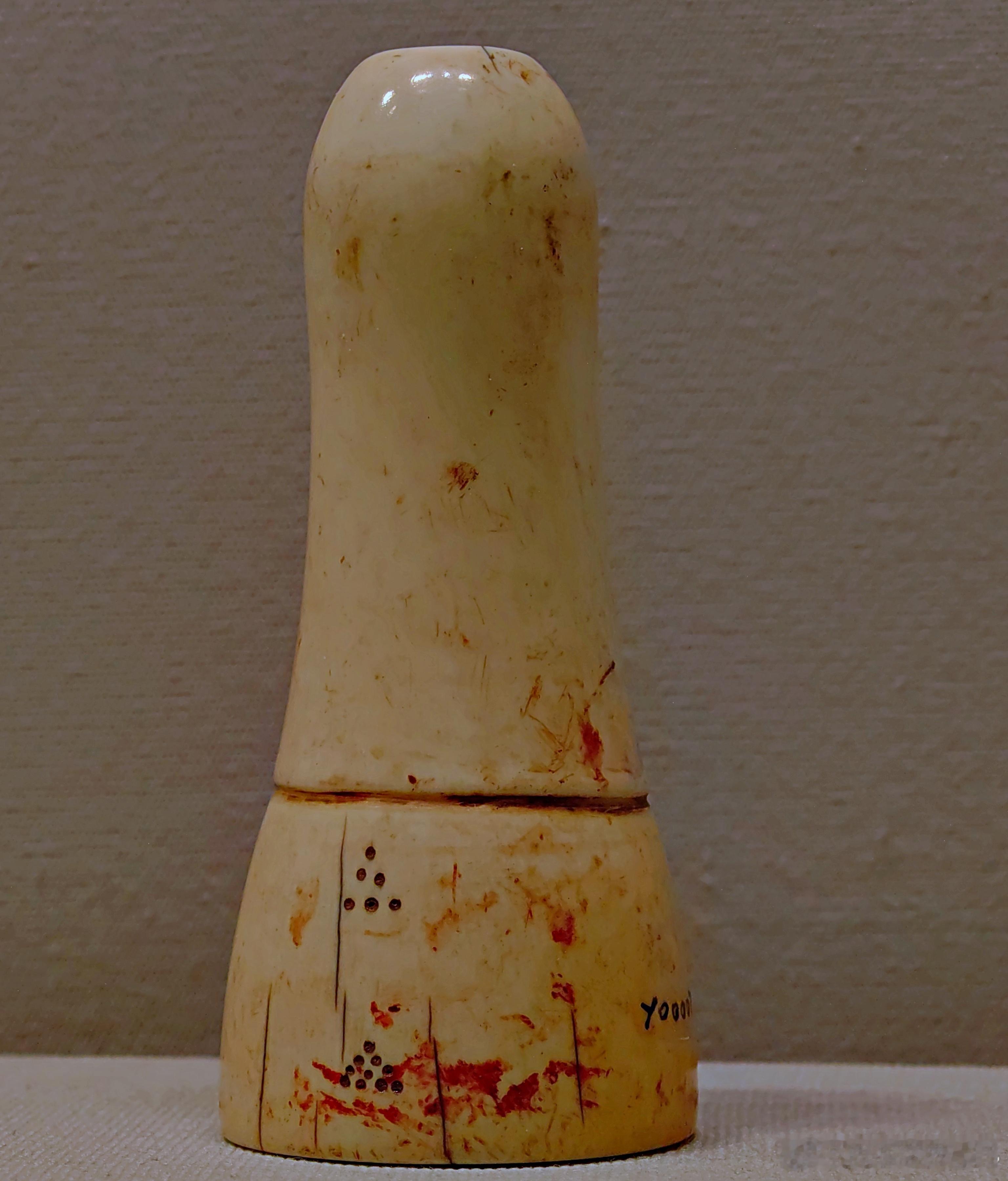 车里宣慰司象牙动物纹印章 清 （公元1644-1911年）云南省博物馆藏此为象牙