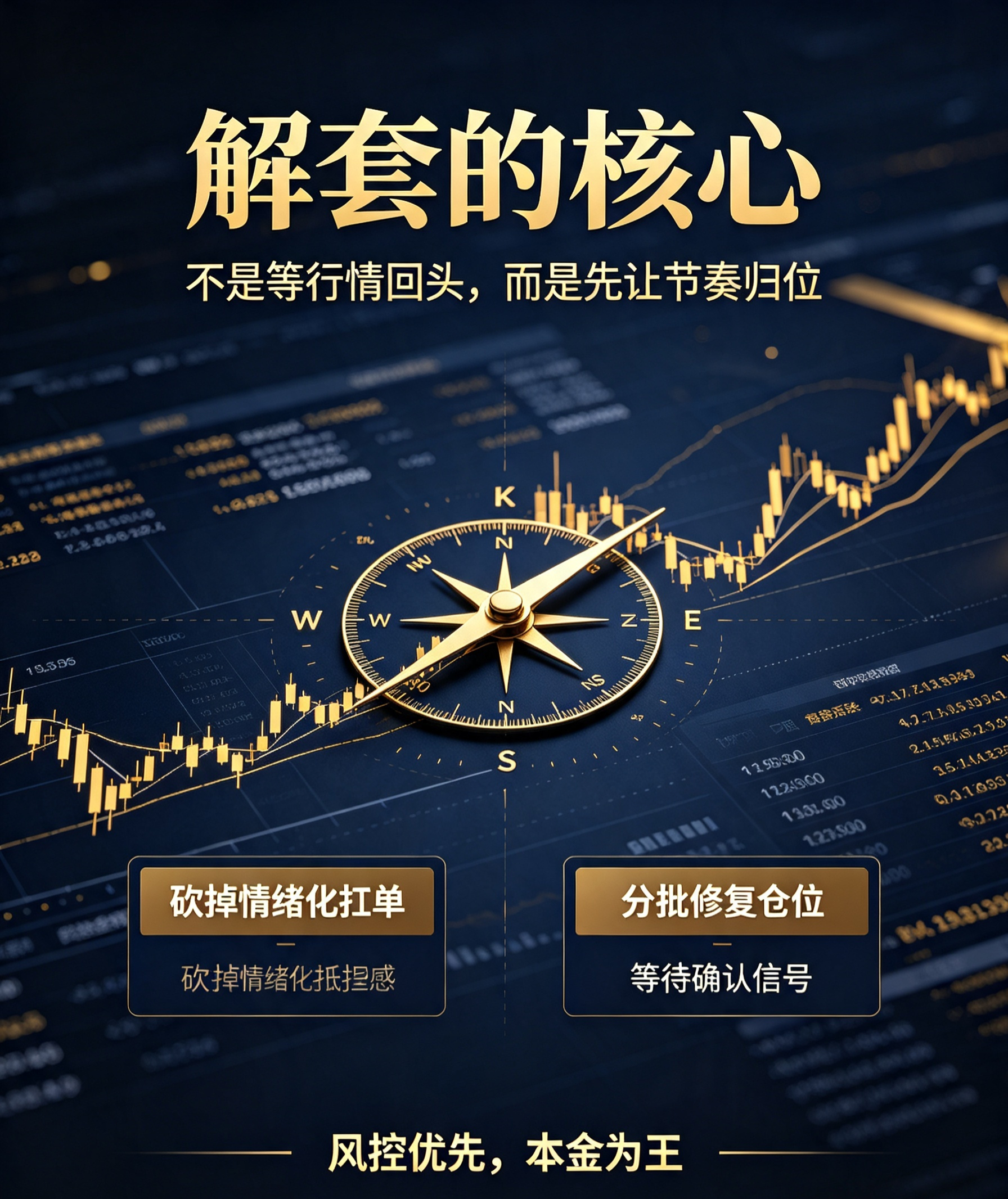黄金黄金 黄金空单被套解套思路黄金突发大幅拉升，不少空单陷入被套。行情上涨不可怕