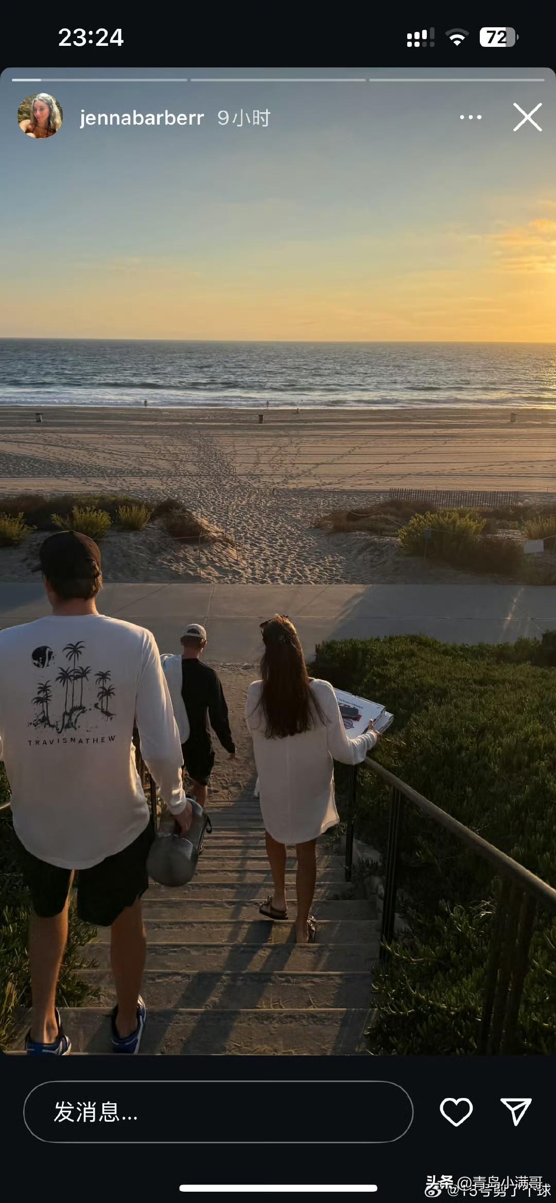 有了女友，忘了训练！！！里夫斯和女友度蜜月享受假期！

湖人后卫里夫斯最近也是很