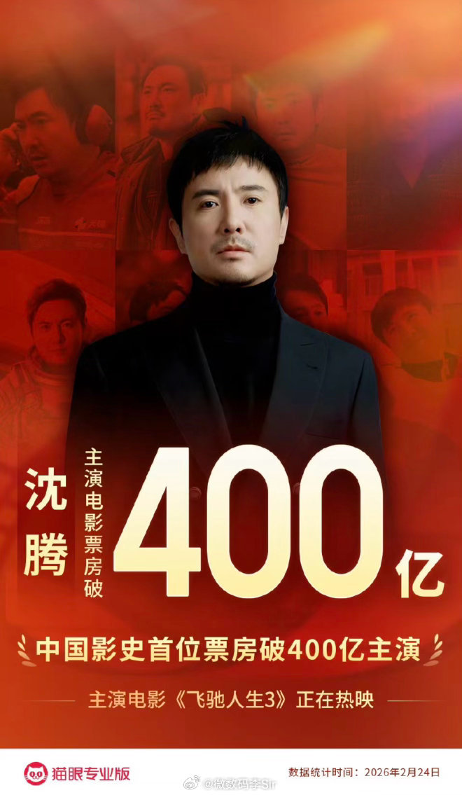 沈腾400亿票房中国影史第一人喜剧最难演，同样也最难获奖沈腾能做到现在这样真心不