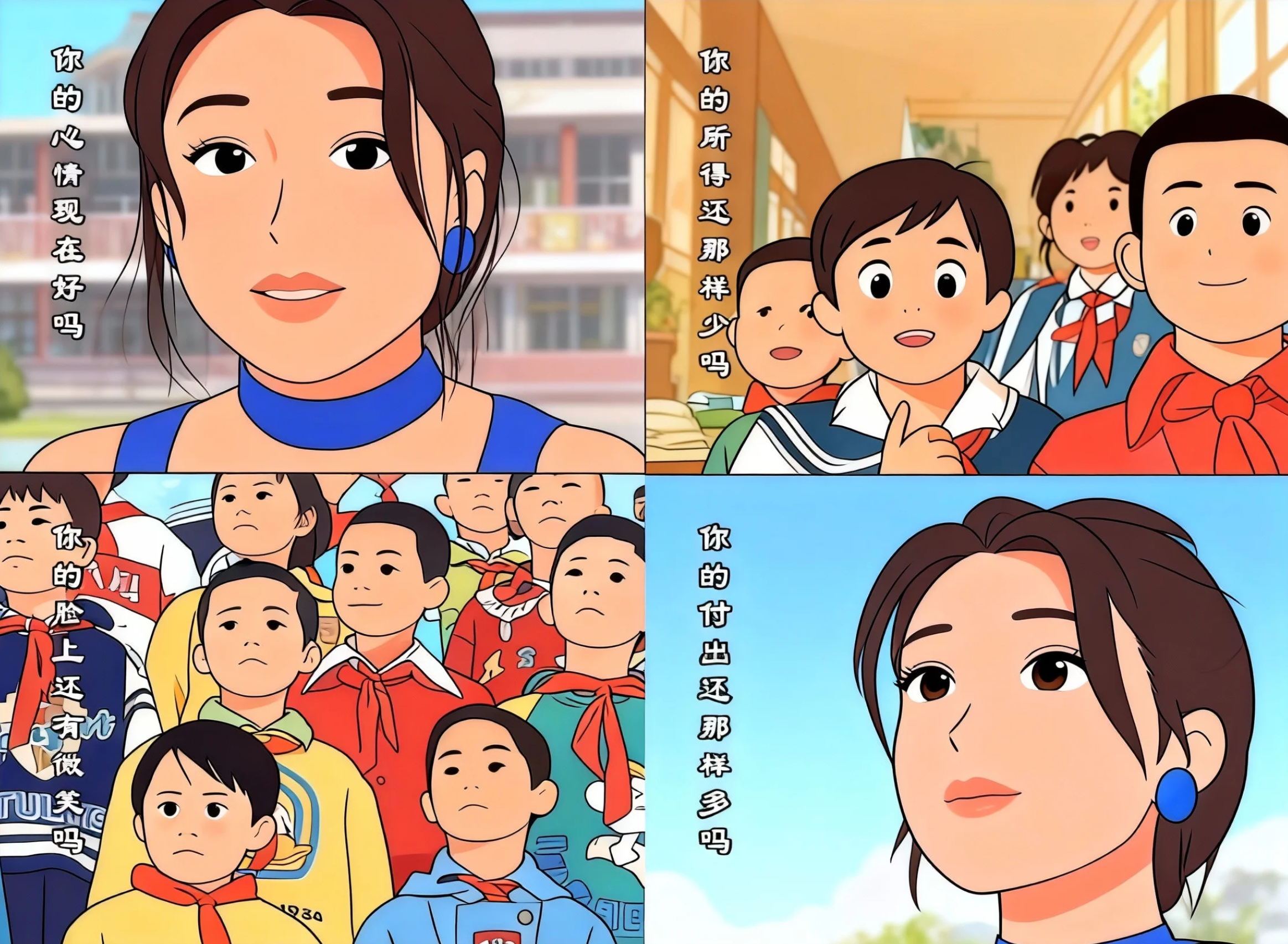 孙悦老师的四连问？我居然唱了出来 曾今年少听不懂，听懂已不再少年。 