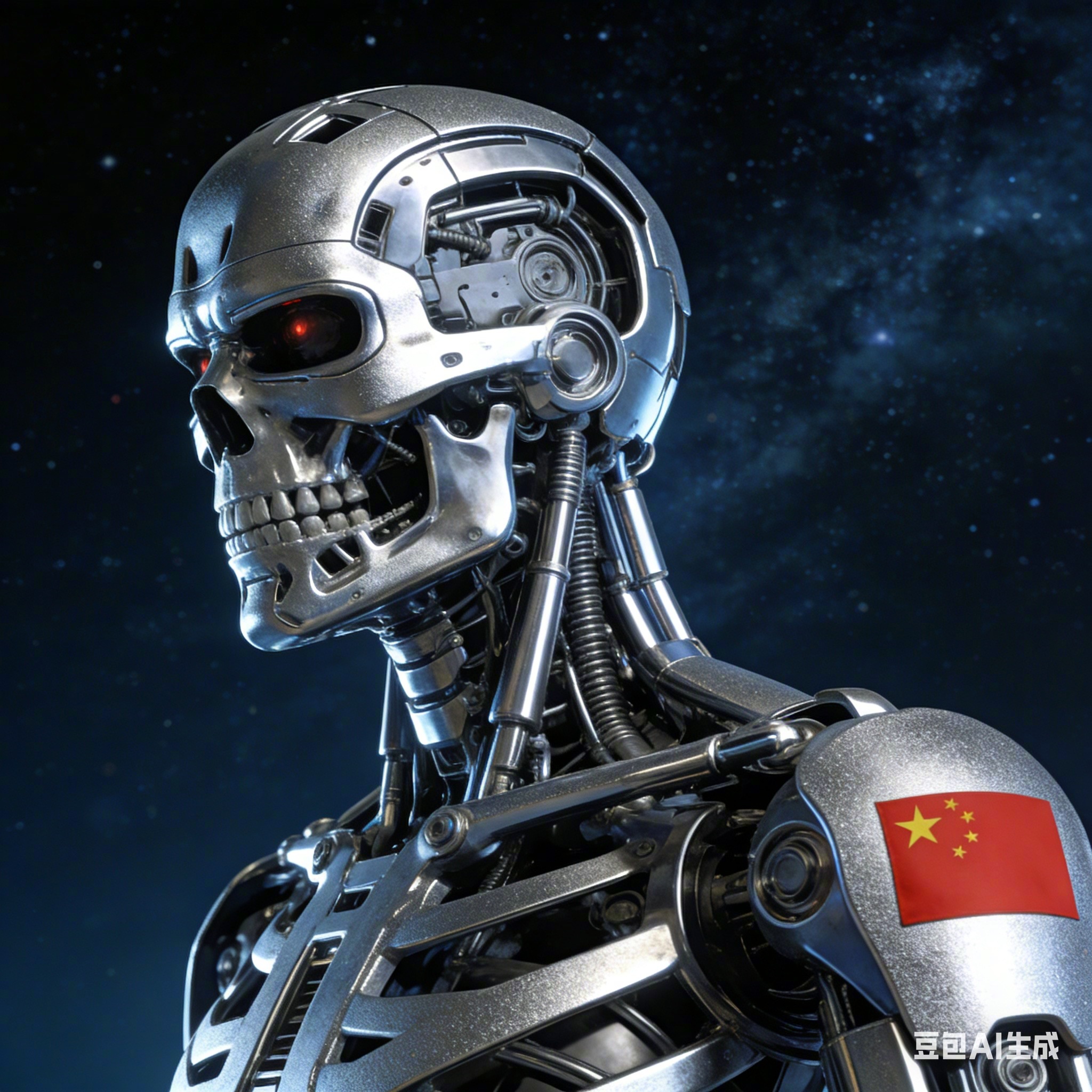 按终结者电影剧情，T-800是2029年产的。看这个趋势，正好吻合啊，中国武装机