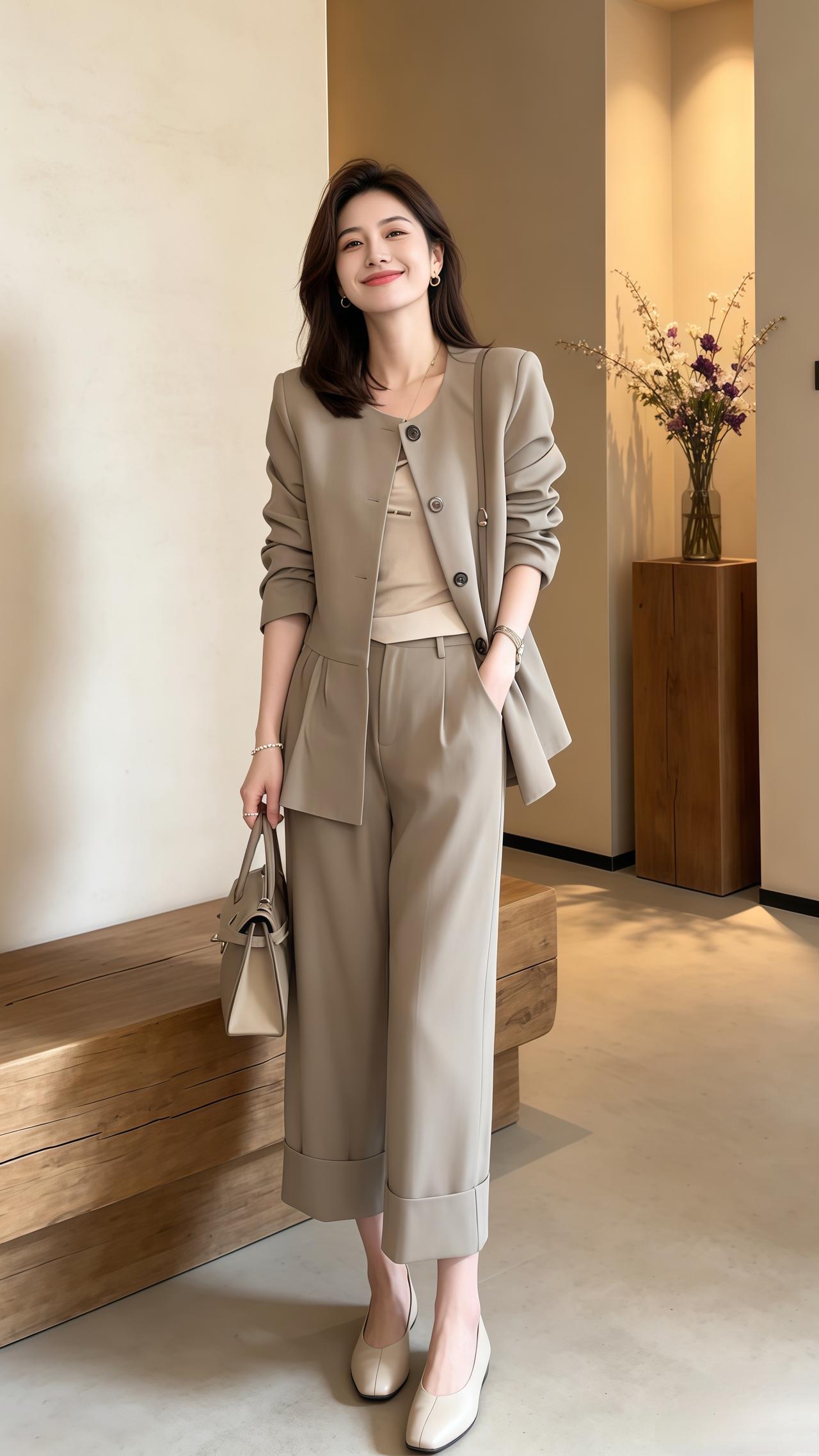 每日搭配分享👗时尚穿搭 我的春日穿搭look 穿出你的时尚你的感觉 穿搭 oo