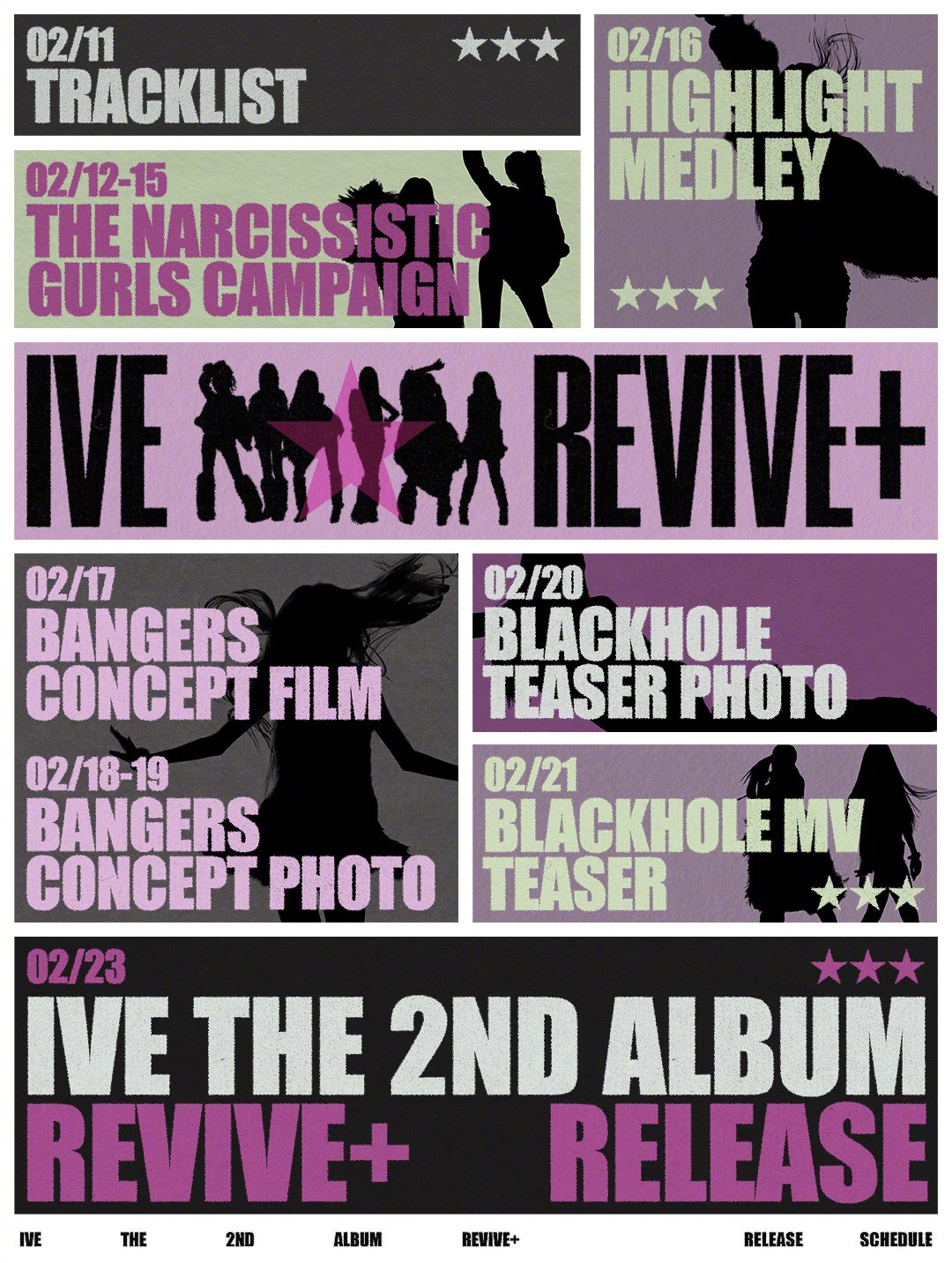 【Twi】IVE THE 2ND ALBUM <REVIVE+>SCHEDULE