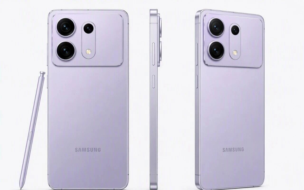 网上流出了疑似三星Galaxy S27 Ultra的外观渲染图，采用了横置矩阵式