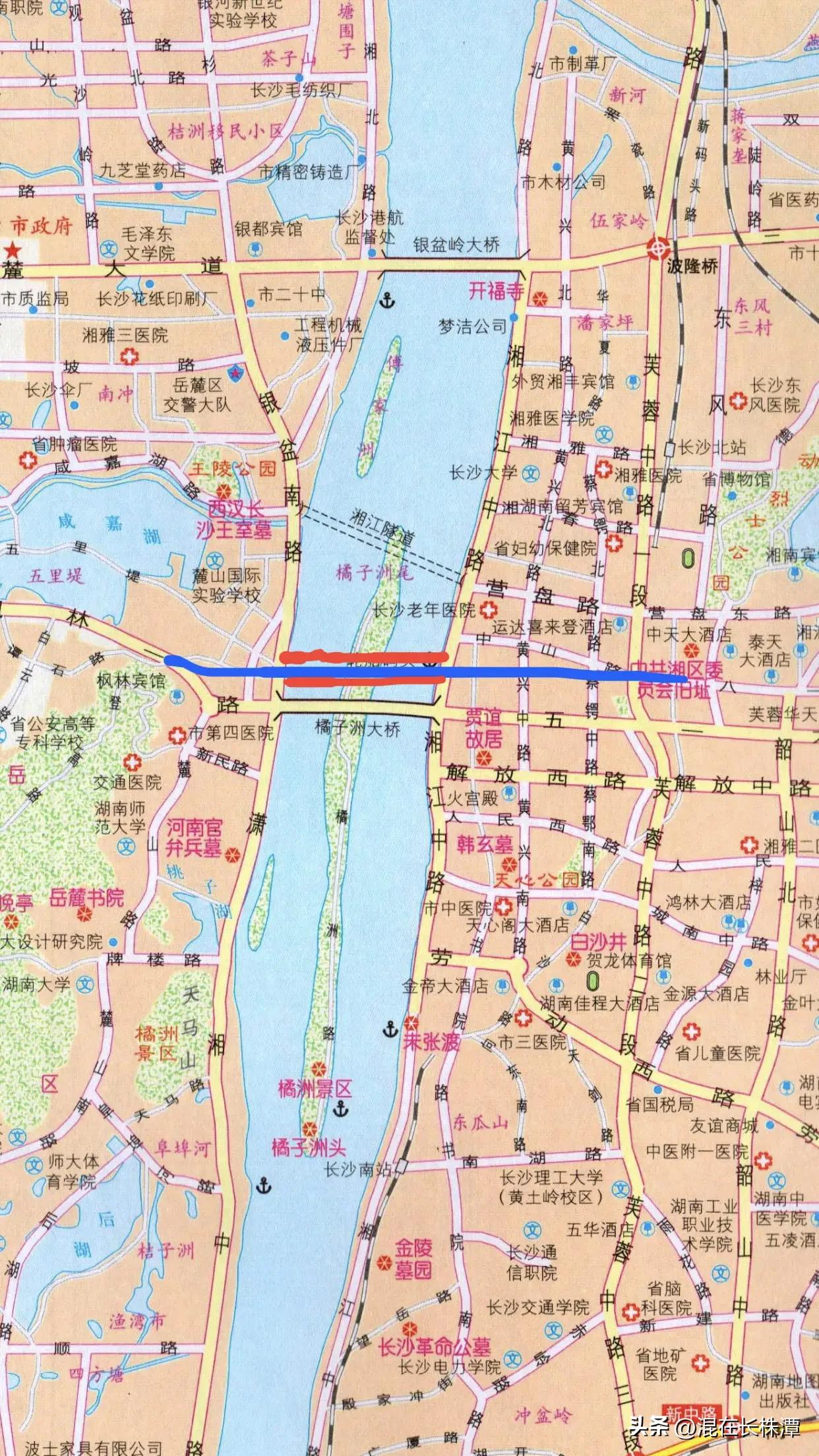 长沙橘子洲大桥堵车，怎么解决？
作为长沙最早的过江大桥，橘子洲大桥承担了五一路和